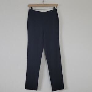 T Tahari Black Ponte Modal Straight Leg Pants Size Small S